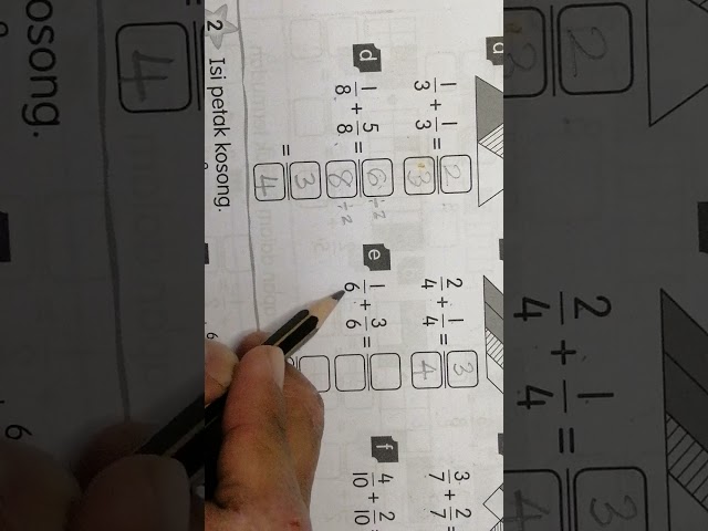 Buku Aktiviti Matematik Tahun 3 ms 59 Tambah Pecahan class=