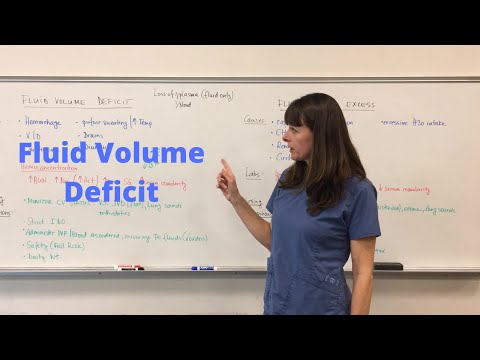 Fluid volume deficit