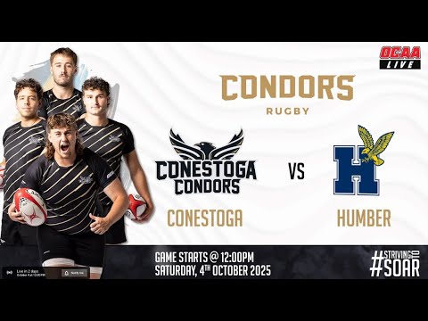 OCAA Men's Rugby 🏉 Humber @ Conestoga [2025/10/04] - YouTube