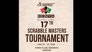 🔴 LIVE: THE 17TH SCRABBLE KENYA MASTERS TOURNAMENT - DAY ONE