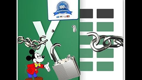 How to protect excel workbook unprotect whitout password video Tutorial