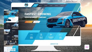 360 Wraps - Ui Design: Adobe XD
