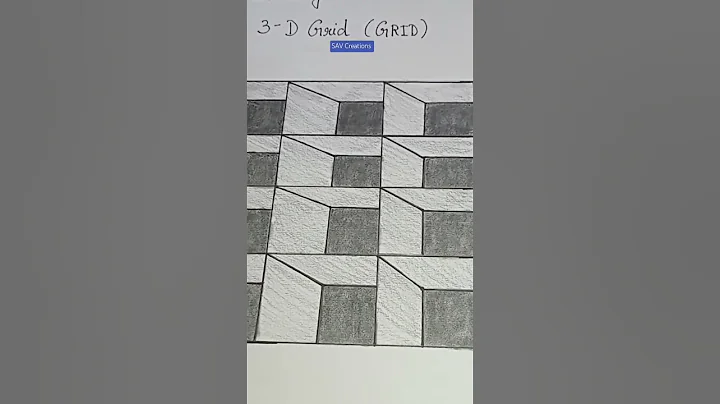 Decision | 3D GrId | Zentangle Pattern | shorts | youtubeshorts ❤️ 👌 | Relaxtion ✍️✍️✍️