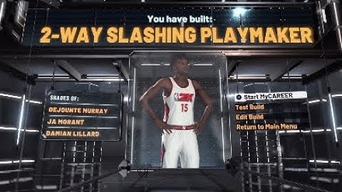2K22 2 WAY SLASHING PLAYMAKER *JA MORANT BUILD*