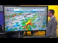 Waves of rain continue Saturday