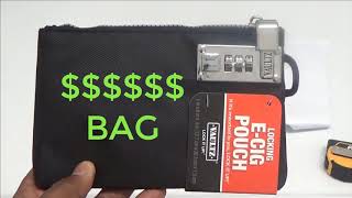 Combination Money Bag With Three Digit Combination Lock: VaporVaultz Locking Accessory Pouch