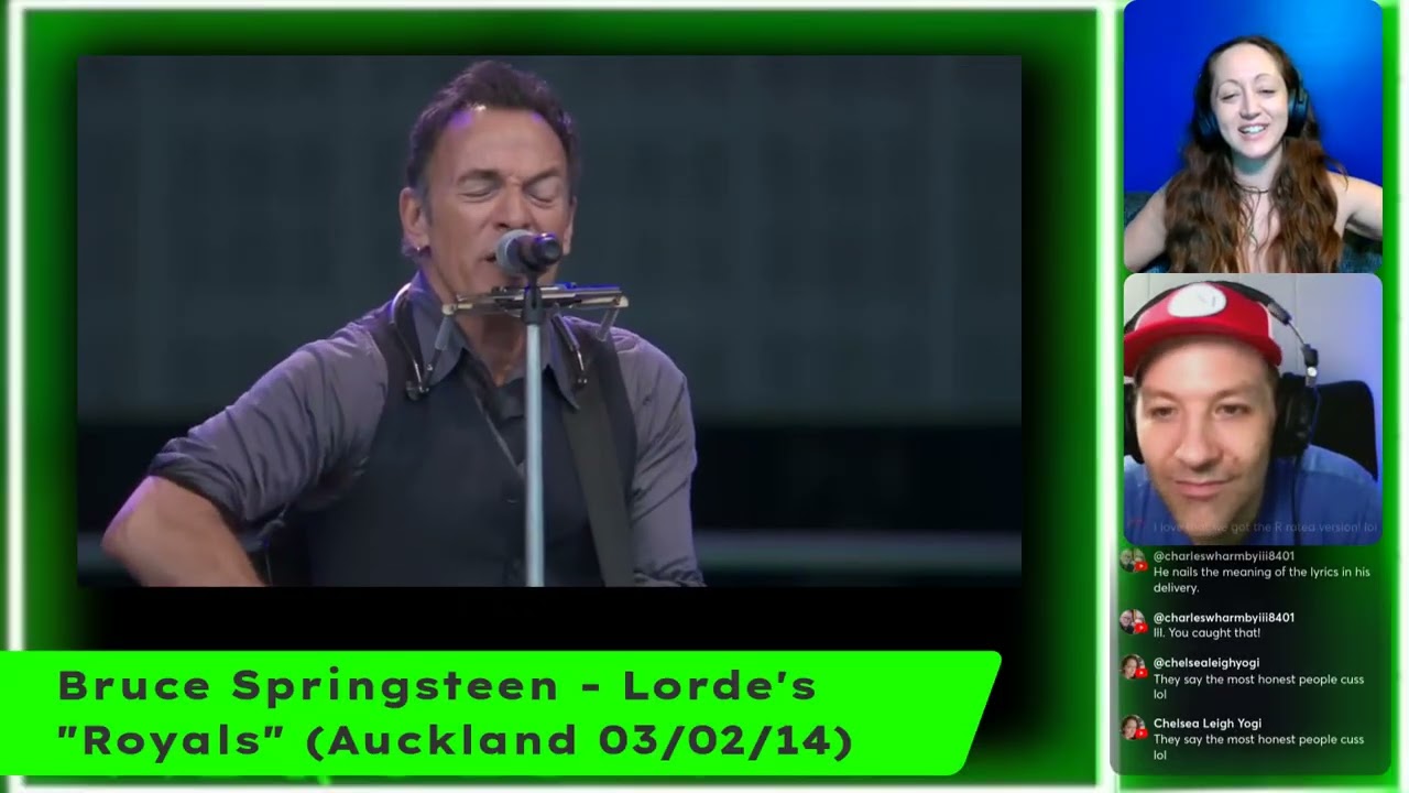 BRUCE SPRINGSTEEN - LORDES ROYALS COVER LIVE [REACTION] REQUEST FEST