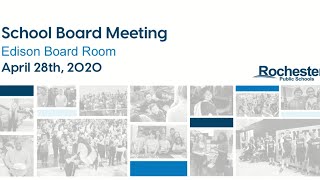 RPS School Board Meeting - 04/28/20