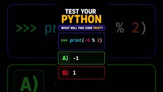 Python Modulo Trap: What Prints? 🐍
