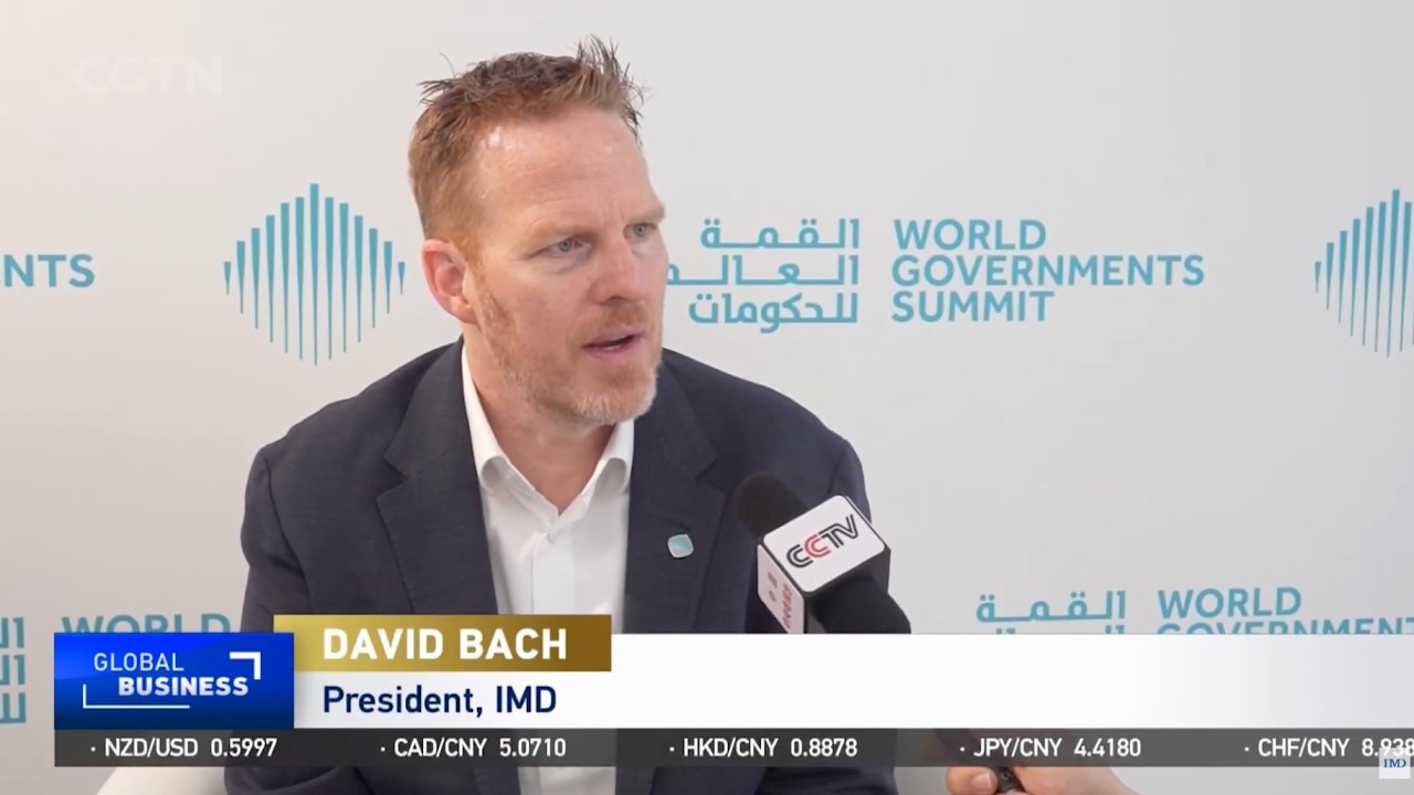 IMD President David Bach at 2026 World Government Summit, Dubai