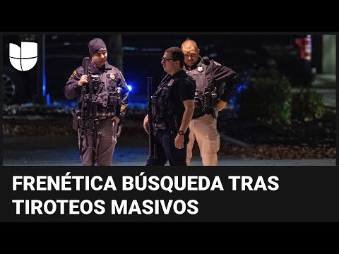 En un minuto: Intensa búsqueda del sospechoso de dos tiroteos en Maine que dejaron múltiples muertos