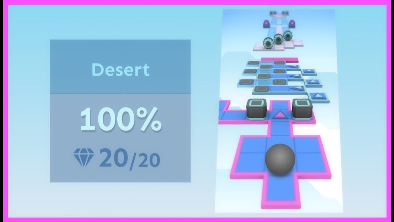「Rolling Sky」Desert「Main Level 4」| ★★★