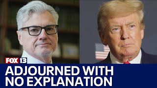 Donald Trump Sentencing Adjourned Without Explanation