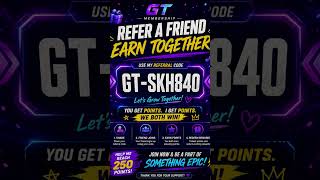 GT FAM APP free points🤯use this code