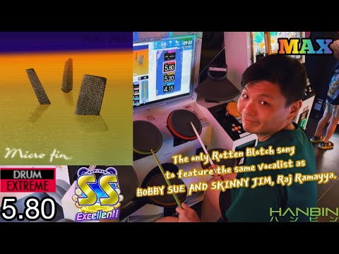 GITADORA【ギタドラ】 Micro fin (DrumMania Extreme) SS EXCELLENT!!!