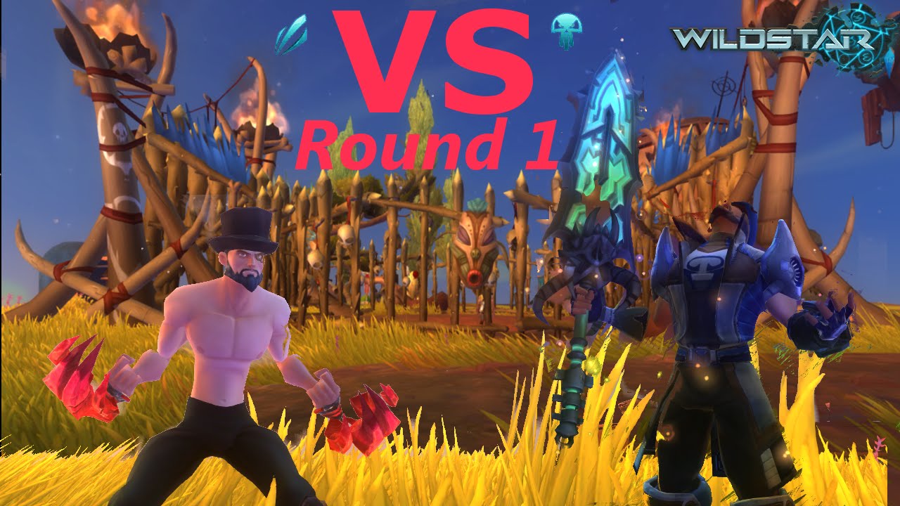 Wildstar PVP Gameplay -  Duel Stalker lvl 42 vs Warrior Lvl 50  (Tramus vs Crush )