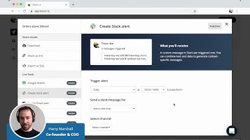 Trevor.io tutorial: Set up your first data alert