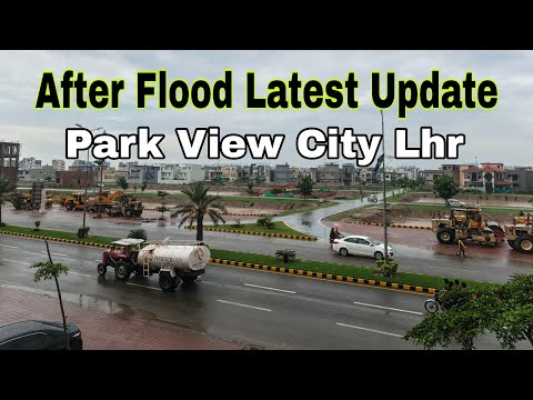Park View City Lahore Latest Update After Flood Diamond Block Flood Update Platinum Block Flood 