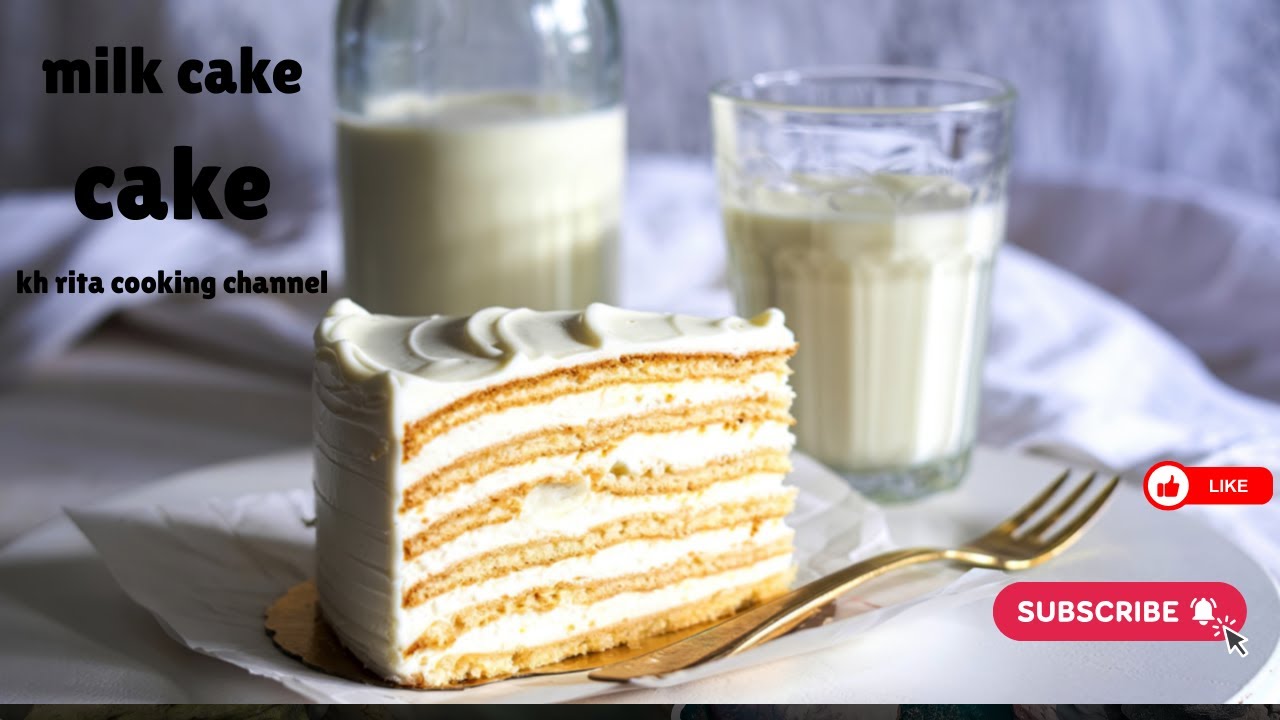 Special delicious cake milk cake l kh rita cooking channel  l