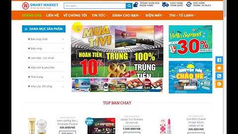 Source code website bán hàng thương mại điện tử đa chức năng