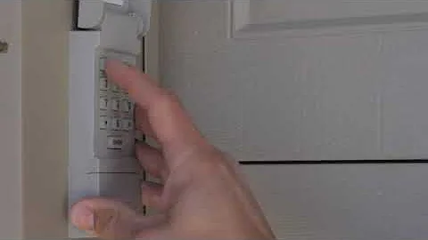 How to Reset a Garage Door Keypad Outside