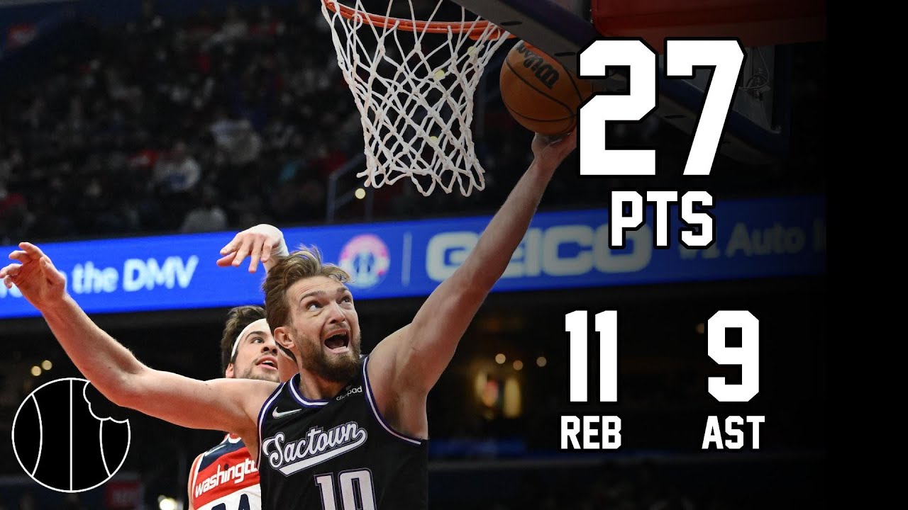domantas-sabonis-highlights-kings-vs-trail-blazers-8th-nov-2023