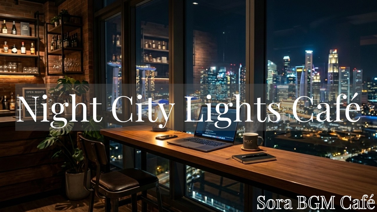 Night City Lights Café | Deep Focus Jazz 🌃☕