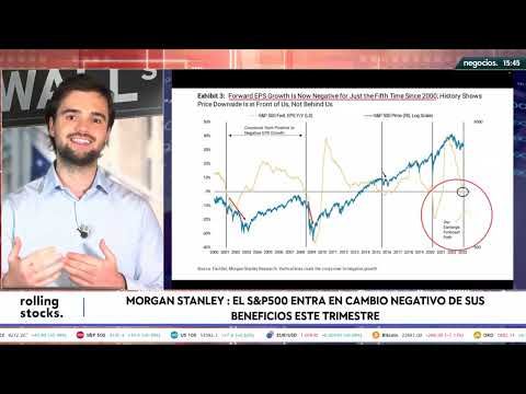 &iquest;Ha descontado ya el mercado la ca&iacute;da en los beneficios empresariales? Morgan Stanley responde