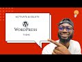 How To Activate, Delete & Deactivate WordPress Theme in 30 Seconds