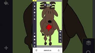 Maple leaf learning Marty moose