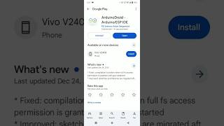 #how to install Arduino droid in android mobile's