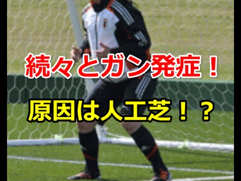 女子サッカー選手が人工芝でガン発症 危険ってマジ Youtube