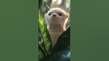 So Adorable! These Super Cute Baby Otters Will Melt Your Heart#cute #animation #animals #otter
