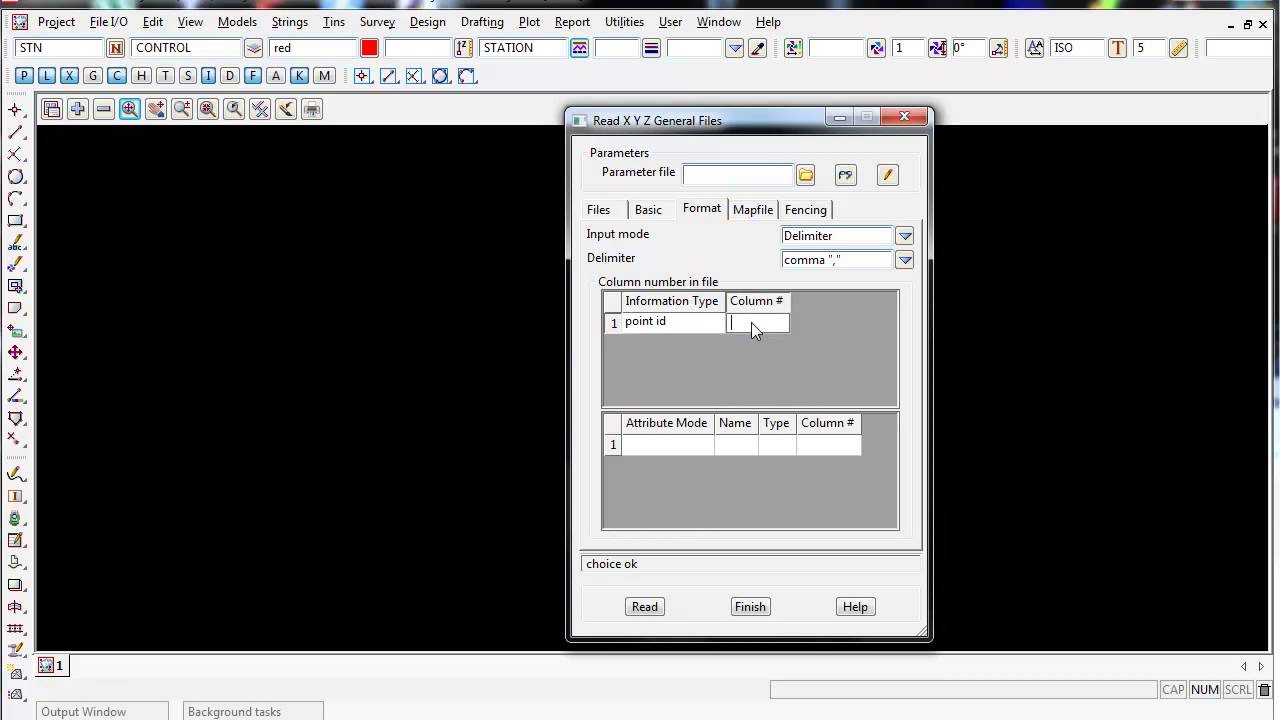 12d Model Survey - 1.2 Importing Control Coordinates - XYZ General