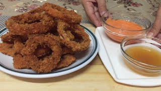 Sibuyas de Calamares | Crispy Onion Rings | Onion Ring Recipe | Homemade Onion Rings