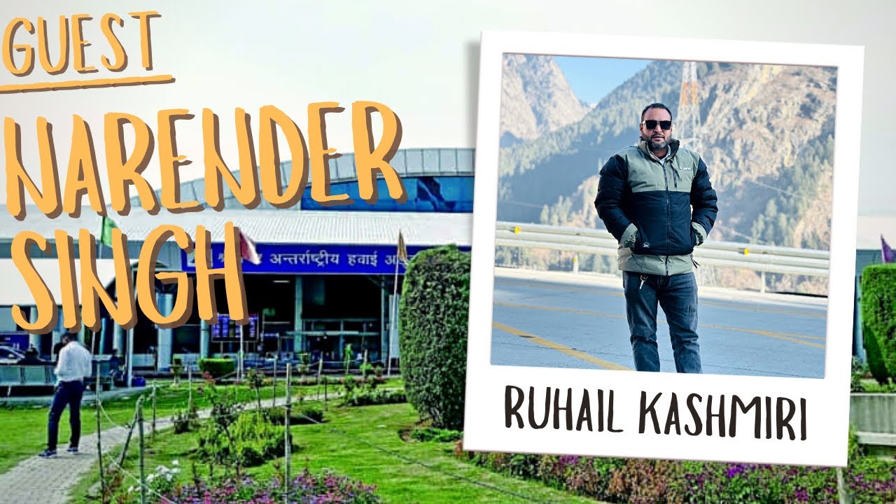 Going to pickup my guests from Srinagar Airport||ice on car