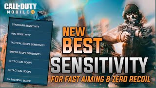 *NO RECOIl* SENSITIVITY SETTINGS FOR COD MOBILE | Season 10 Best Settings | Codm Br screenshot 5
