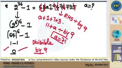 Solve Number System Problems   Anil Nair Explains