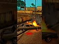 What happens if you hide between two cars from the police in GTA games? 🤔 #gta #shorts #gtaglitch