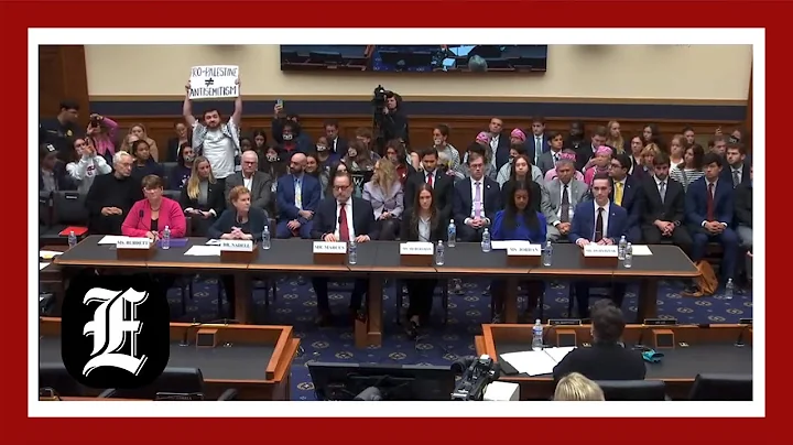 Pro-Palestinian demonstrators arrested after interrupting hearing on antisemitism on campuses