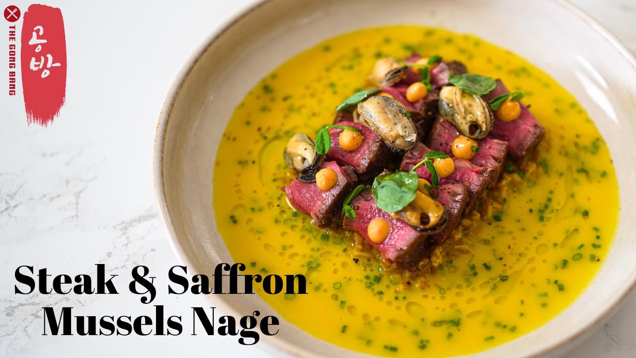Fillet, Saffron Mussel Nage & Farro!