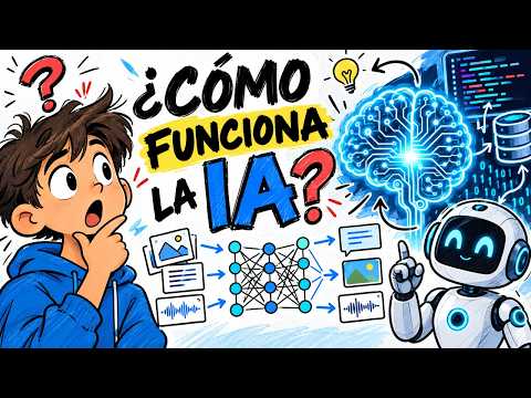 ¿Cómo funciona realmente la INTELIGENCIA ARTIFICIAL? 🤖 (Explicado fácil)