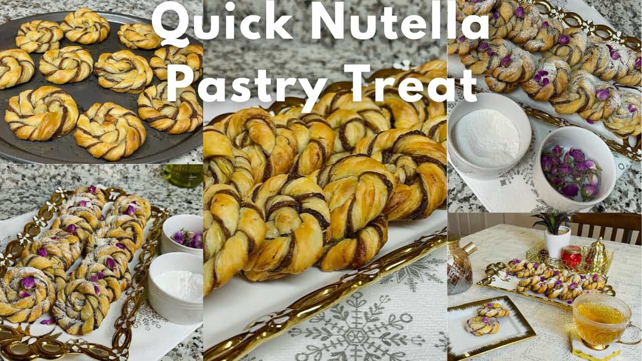 Only 2 Ingredients Nutella Pastry | So Easy & Flaky!