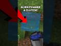 Always Make a Clutch With This! #games #minecraft #gaming #videogames