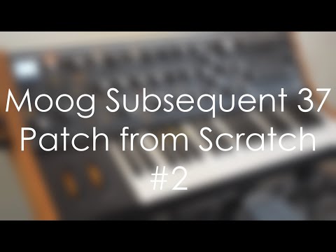 Moog Subsequent 37 | Patch from Scratch #2