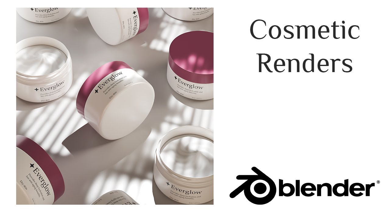 Creating Beauty Brand and 3D Renders /w Blender and Adobe Illustrator ...