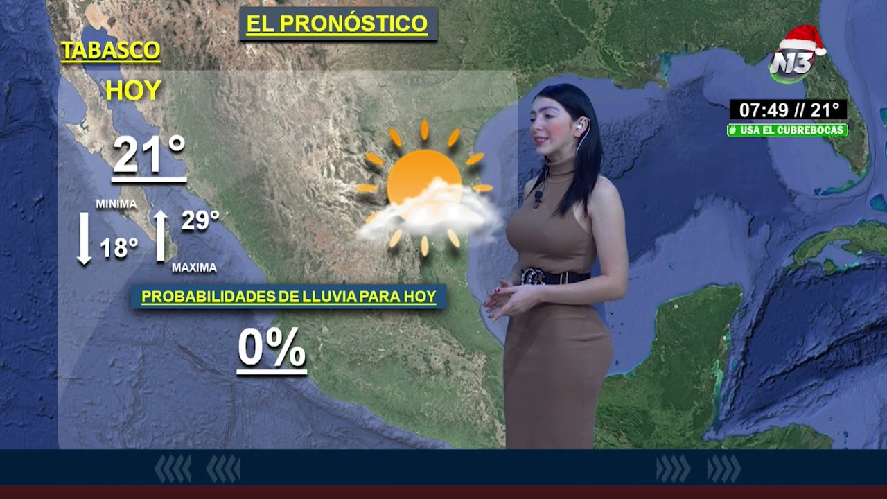 #Clima 🌥️ | Pronóstico del tiempo con Bella Osorio