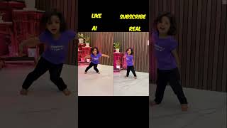 Ridhu Real vs Ai Dance 😱😱😱