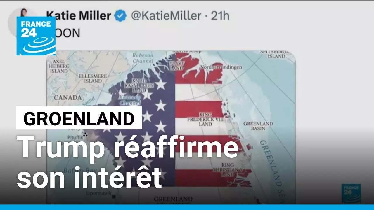 Donald Trump réaffirme son intérêt pour le Groenland • FRANCE 24