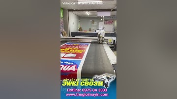 Review 3 Máy cắt KTS KHỦNG LONG JWEI CB03II: Cắt formex, hashtag, Decal PP cuộn, Standee mockup,...